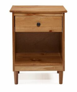 Walker Edison - 1-Drawer Nightstand - Caramel