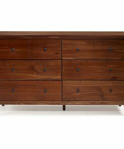 Walker Edison - Modern 6-Drawer Dresser - Walnut