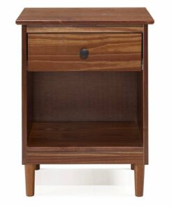 Walker Edison - 1-Drawer Nightstand - Walnut