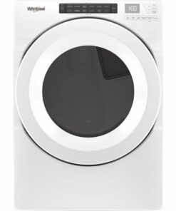 Whirlpool - 7.4 Cu. Ft. Stackable Electric Dryer with Wrinkle Shield Option - White