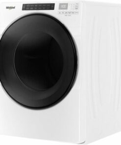 Whirlpool - 7.4 Cu. Ft. Stackable Electric Dryer with Steam and Wrinkle Shield Plus Option - White