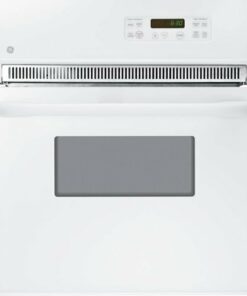 GE - 24" Built-In Single Electric Wall Oven - White on White