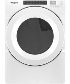 Whirlpool - 7.4 Cu. Ft. Stackable  Electric Dryer with  Wrinkle Shield Option - White