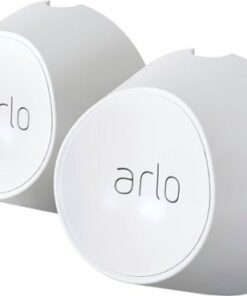 Magnetic Wall Mounts for Arlo Pro 5S 2K, Pro 4, Pro 3, Ultra 2, and Ultra Cameras - White