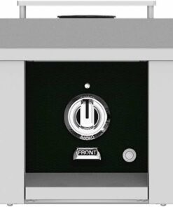 Hestan - 12" Outdoor Single Side Burner - Black