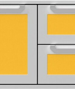 Hestan - AGSDR Series 30" Double Drawer and Storage Door Combination - Sol