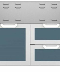 Hestan - GCR Series 42" Door and Drawer Tower Cart - Pacific Fog