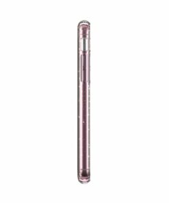 Speck - Presidio Clear + Glitter Case for Apple® iPhone® X and XS - Bella Pink/Gold Glitter