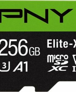 PNY - 256GB Elite-X Class 10 U3 V30 microSDXC Flash Memory Card