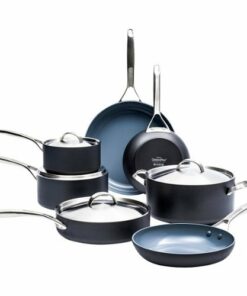GreenPan - Paris Pro 11-Piece Cookware Set - Gray