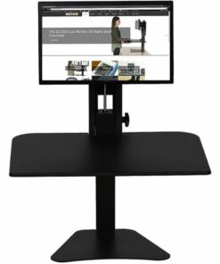Victor - High Rise Sit-Stand Desk Converter - Black