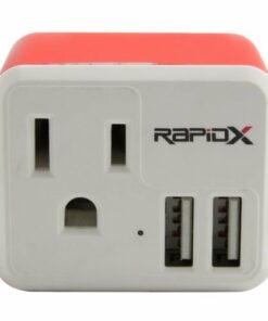 RapidX - PowX Wall USB Charger - Red