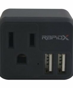 RapidX - PowX Wall USB Charger - Black