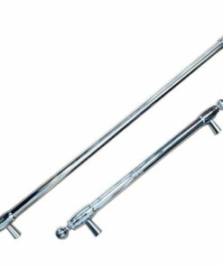 Heritage Series Handle Kit for Select Bertazzoni 30" Built-In Refrigerators - Polished Stainless Steel