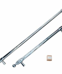 Bertazzoni - Heritage Series Handle Kit for Professional Series REF36PIXL and REF36PIXR - Chrome