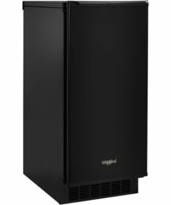 Whirlpool - 15" 29-Lb. Freestanding Icemaker - Black