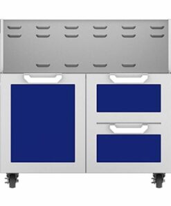 Hestan - Double Drawer and Door Tower Cart for 36" Gas Grills - Prince