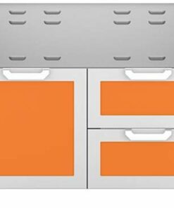 Hestan - Double Drawer and Door Tower Cart for 42" Gas Grills - Citra