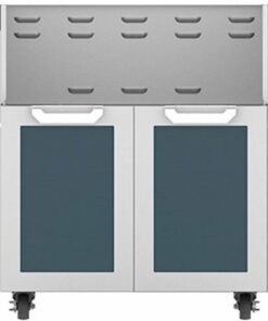 Hestan - Double-Door Tower Cart for 30" Gas Grills - Pacific Fog