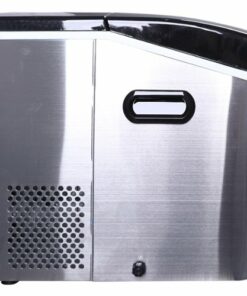 Frigidaire - 16.7" 48.5-Lb. Freestanding Icemaker - Stainless steel