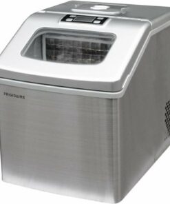 Frigidaire - 13.3" 40-Lb. Freestanding Icemaker - Stainless steel