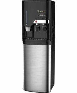 Frigidaire - Bottom-Loading Freestanding Water Cooler/Dispenser with Cup Storage - Stainless steel