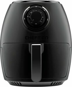 Chefman TurboFry 3.6 Qt. Analog Air Fryer, Dual Dial Control - Black