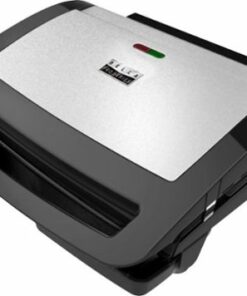 Bella Pro Series - Countertop Indoor Non-Stick Electric Grill - Stainless Steel