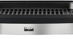 Bella Pro Series - Countertop Indoor Smokeless 12" x 16" Electric Grill - Stainless Steel