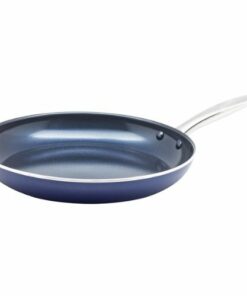 Blue Diamond - 12" Non-Stick Frying Pan - Blue/Silver