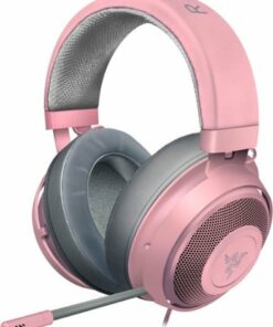 Razer - Kraken Wired 7.1 Surround Sound Gaming Headset for PC, PS4, PS5, Switch, Xbox X|S And Xbox One - Quartz Pink