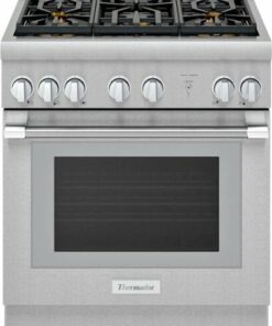 Thermador - ProHarmony 4.4 Cu. Ft. Freestanding Gas Convection Range – Liquid Propane Convertible - Stainless steel 0