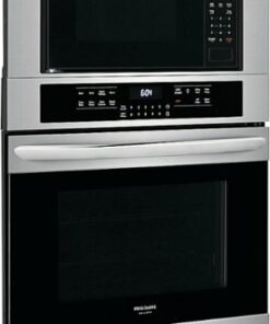 Frigidaire - Gallery Series 30" Double Electric Convection Wall Oven with Built-In Microwave - Stainless steel