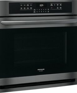 Frigidaire - Gallery Series 30" Built-In Single Electric Convection Wall Oven - Black Stainless Steel
