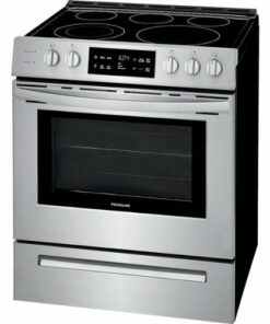 Frigidaire - 5.0 Cu. Ft. Self-Cleaning Freestanding Electric Range - Stainless steel