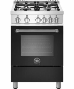Bertazzoni - Master Series 2.4 Cu. Ft. Freestanding Gas Convection Range - Black