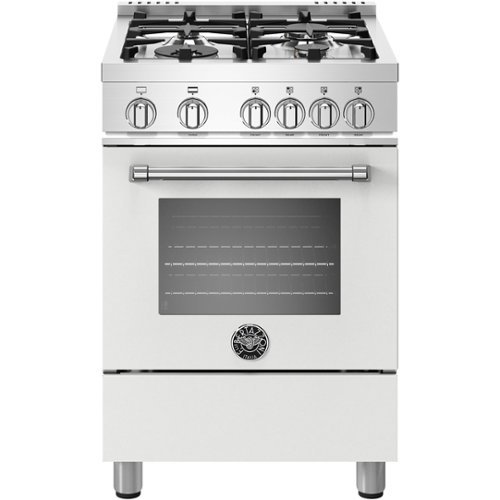 Bertazzoni - Master Series 2.4 Cu. Ft. Freestanding Gas Convection Range - White