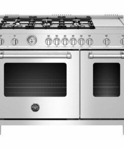 Bertazzoni - Master Series Freestanding Double Oven Dual Fuel Convection Range - Stainless steel