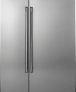 Café - 29.6 Cu. Ft. Side-by-Side Built-In Refrigerator - Stainless steel 1