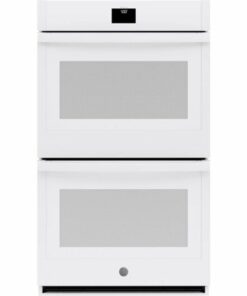 GE - 30" Built-In Double Electric Convection Wall Oven - White