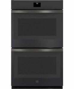 GE - 30" Built-In Double Electric Convection Wall Oven - Black Slate