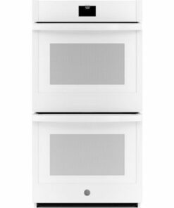 GE - 27" Built-In Double Electric Convection Wall Oven - White