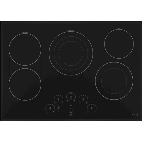 Café - 30" Electric Cooktop - Black