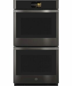 GE Profile - 27" Built-In Double Electric Convection Wall Oven - Black Stainless Steel