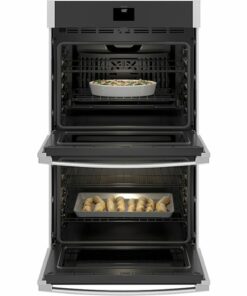 GE - 30" Built-In Double Electric Convection Wall Oven - Stainless steel