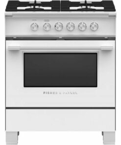 Fisher & Paykel - 3.5 Cu. Ft. Freestanding Gas Range - White