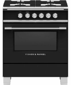 Fisher & Paykel - 3.5 Cu. Ft. Freestanding Gas Range - Black