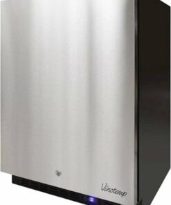 Vinotemp - 4.7 Cu. Ft. Upright Freezer - Stainless steel