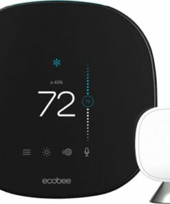 ecobee - Smart Thermostat with Voice Control - Black