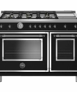Bertazzoni - Freestanding Double Oven Gas Convection Range - Black 2